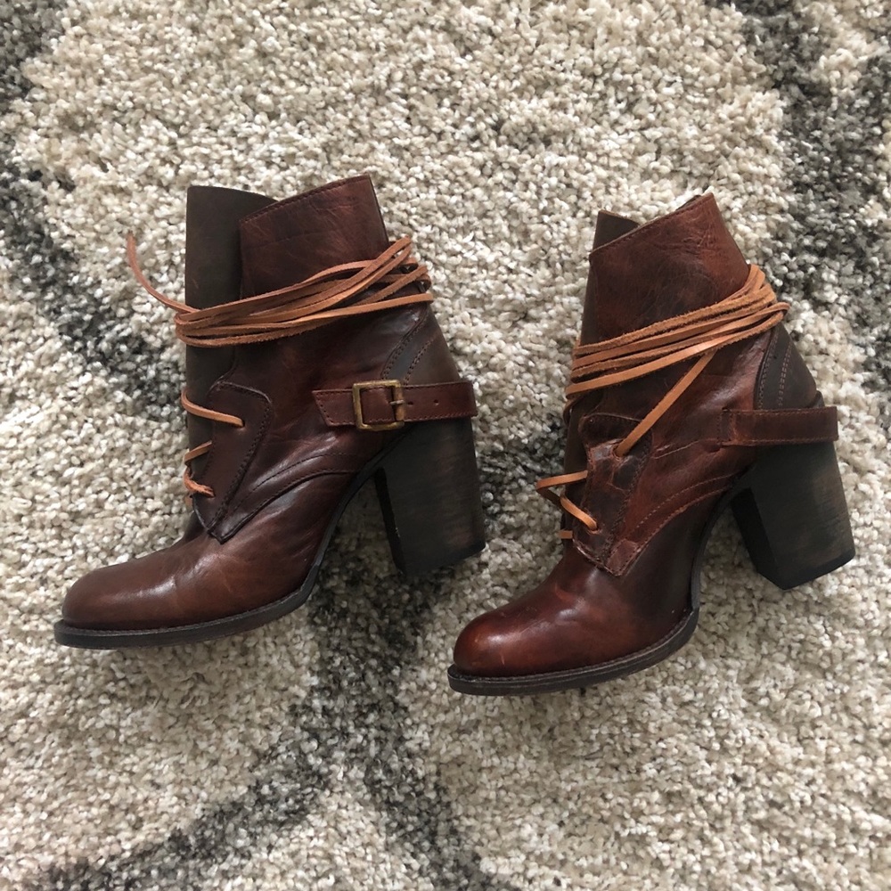 Freebird brand Rustic Leather Booties